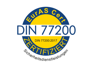 EurAS DIN 77200 zertifizierte Sicherheitsdienstleistungen